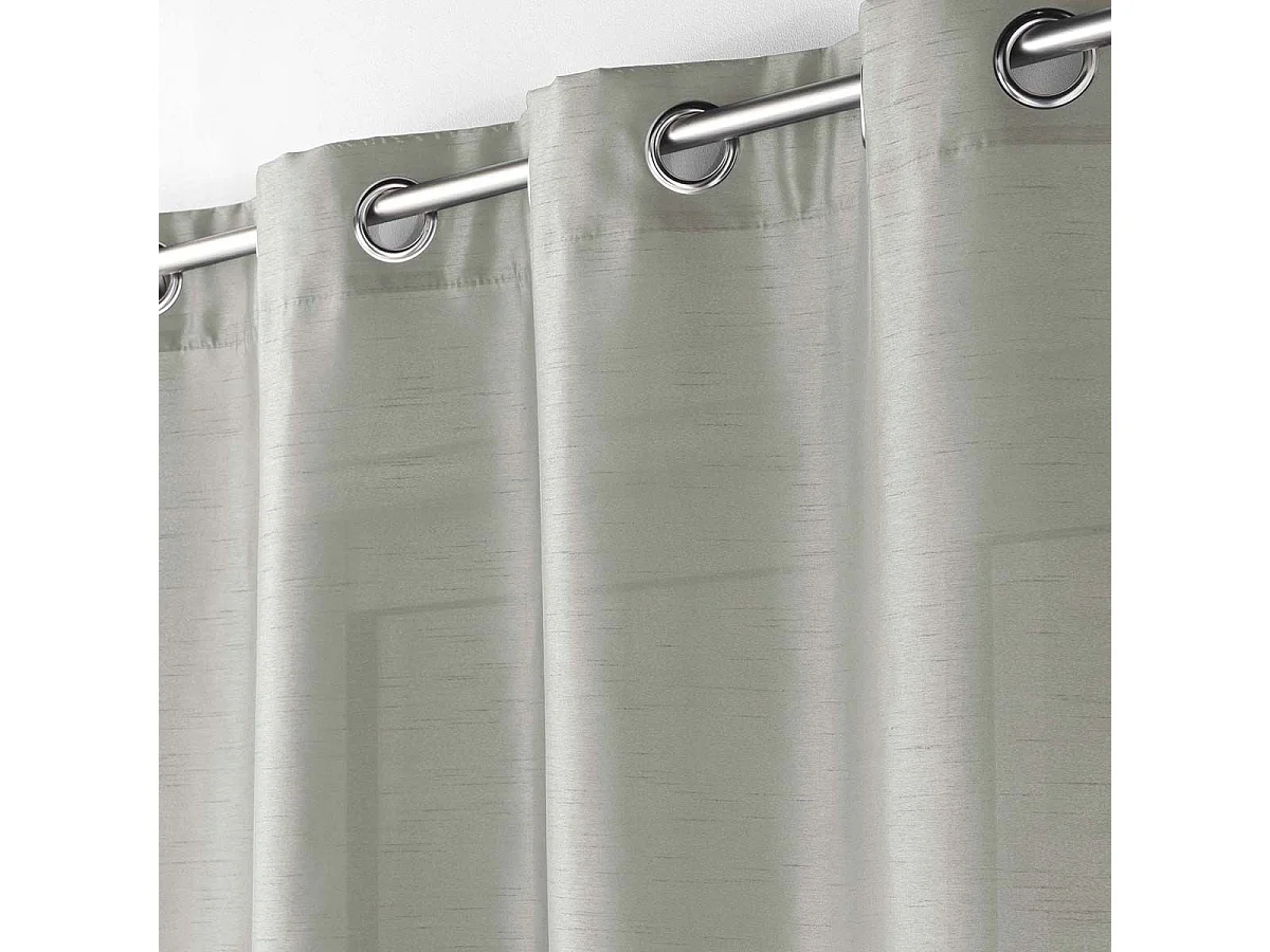 Rideau à Oeillets "Shana" 140x240cm Gris Perle