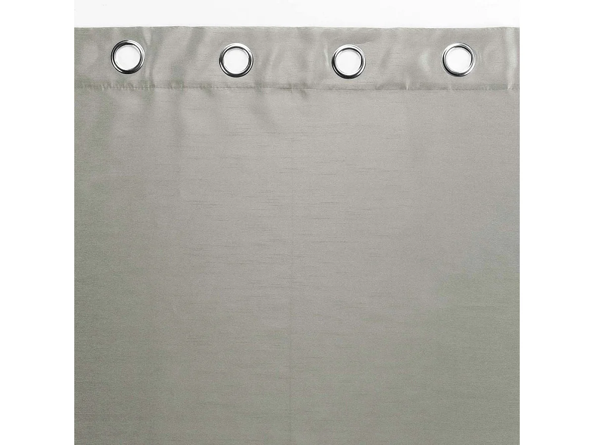 Rideau à Oeillets "Shana" 140x240cm Gris Perle