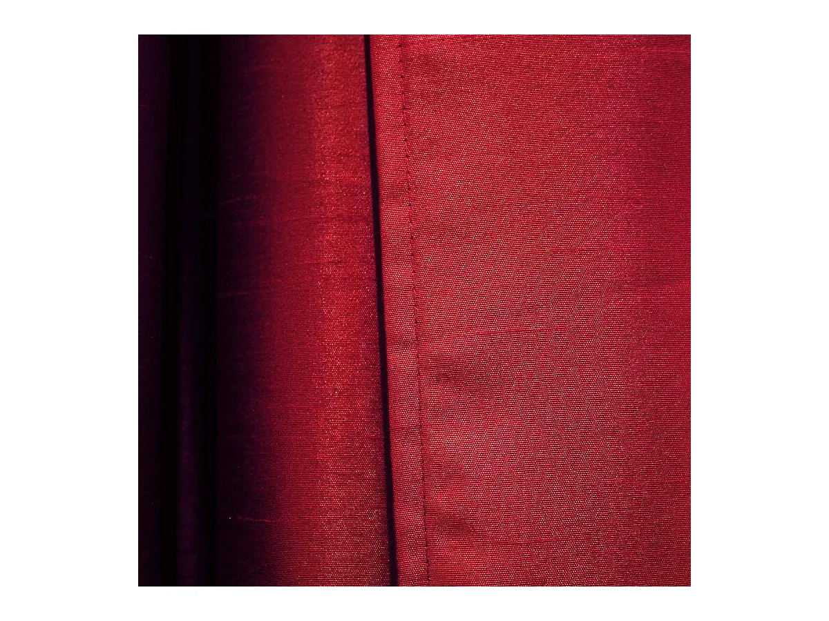 Rideau à Oeillets "Shana" 140x240cm Rouge