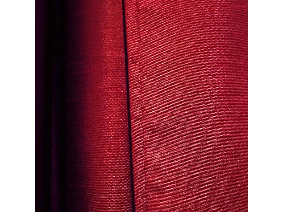 Rideau à Oeillets "Shana" 140x240cm Rouge