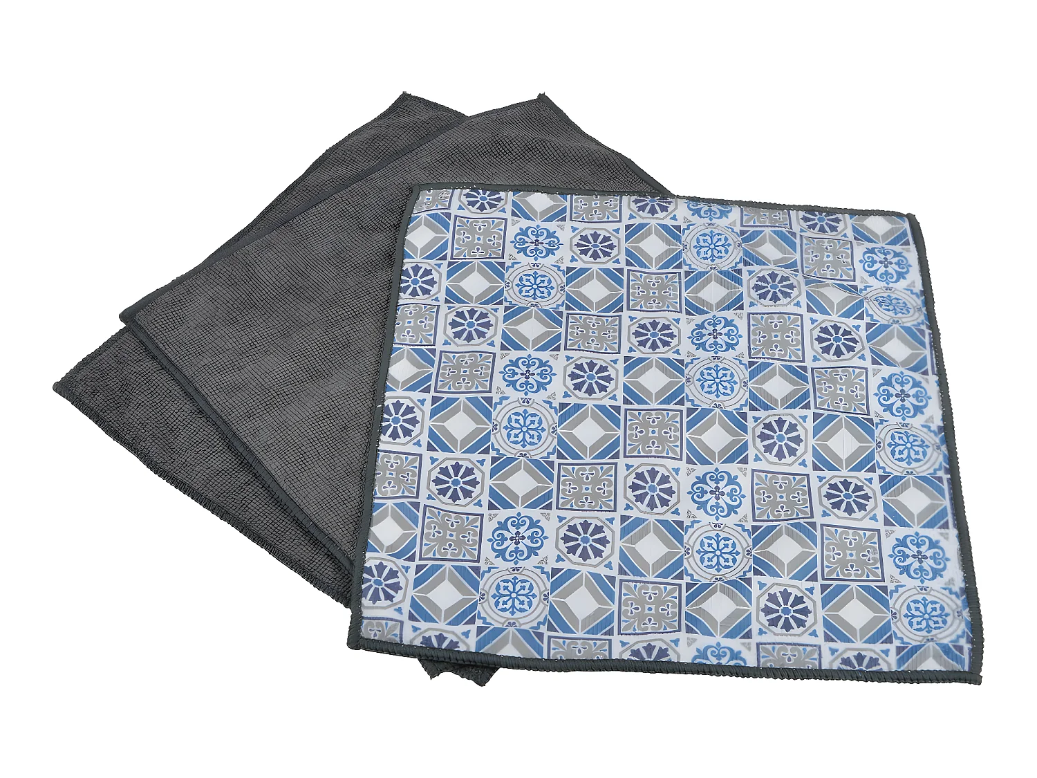 3 Chiffons microfibre carreaux de ciment