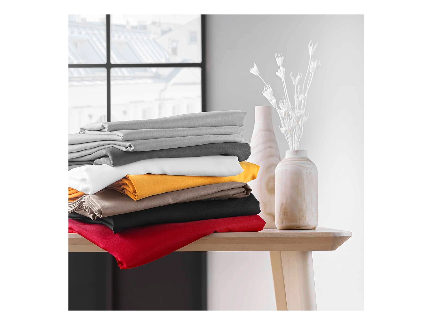 Nappe Antitache "Essentiel" 140x200cm Noir