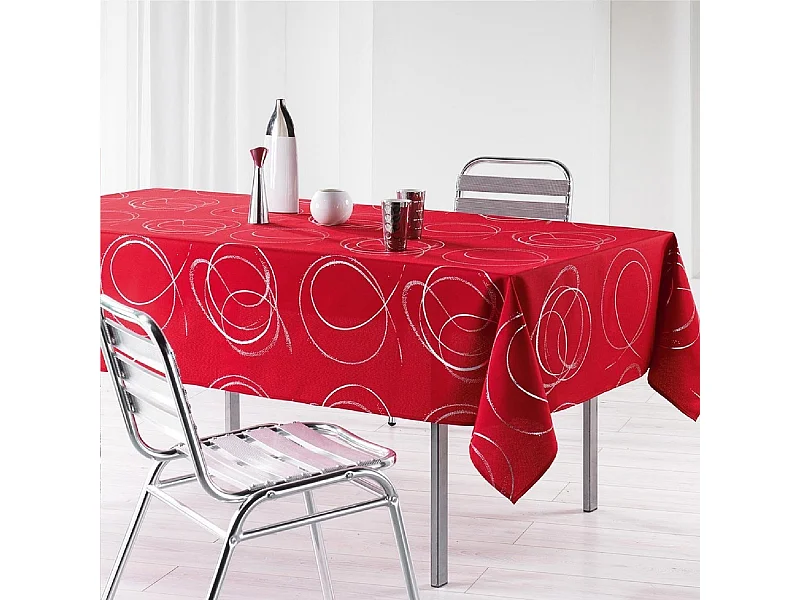 Nappe Antitache "Bully" 150x240cm Rouge