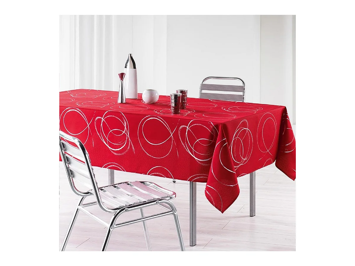 Nappe Antitache "Bully" 150x240cm Rouge