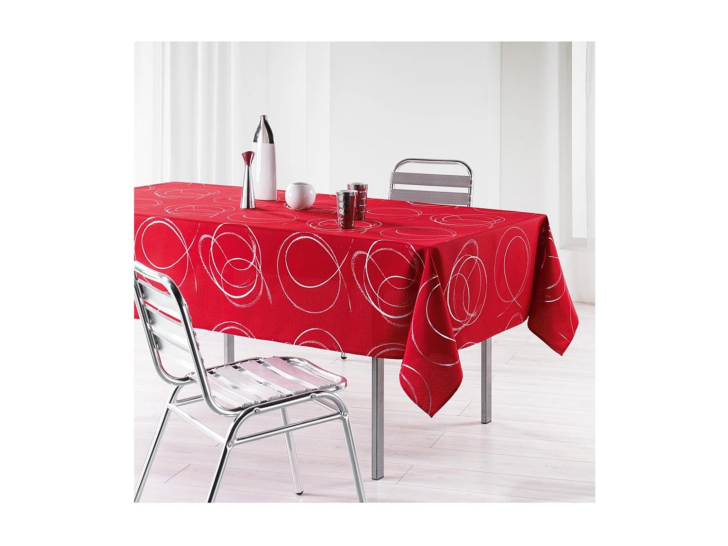 Nappe Antitache "Bully" 150x240cm Rouge
