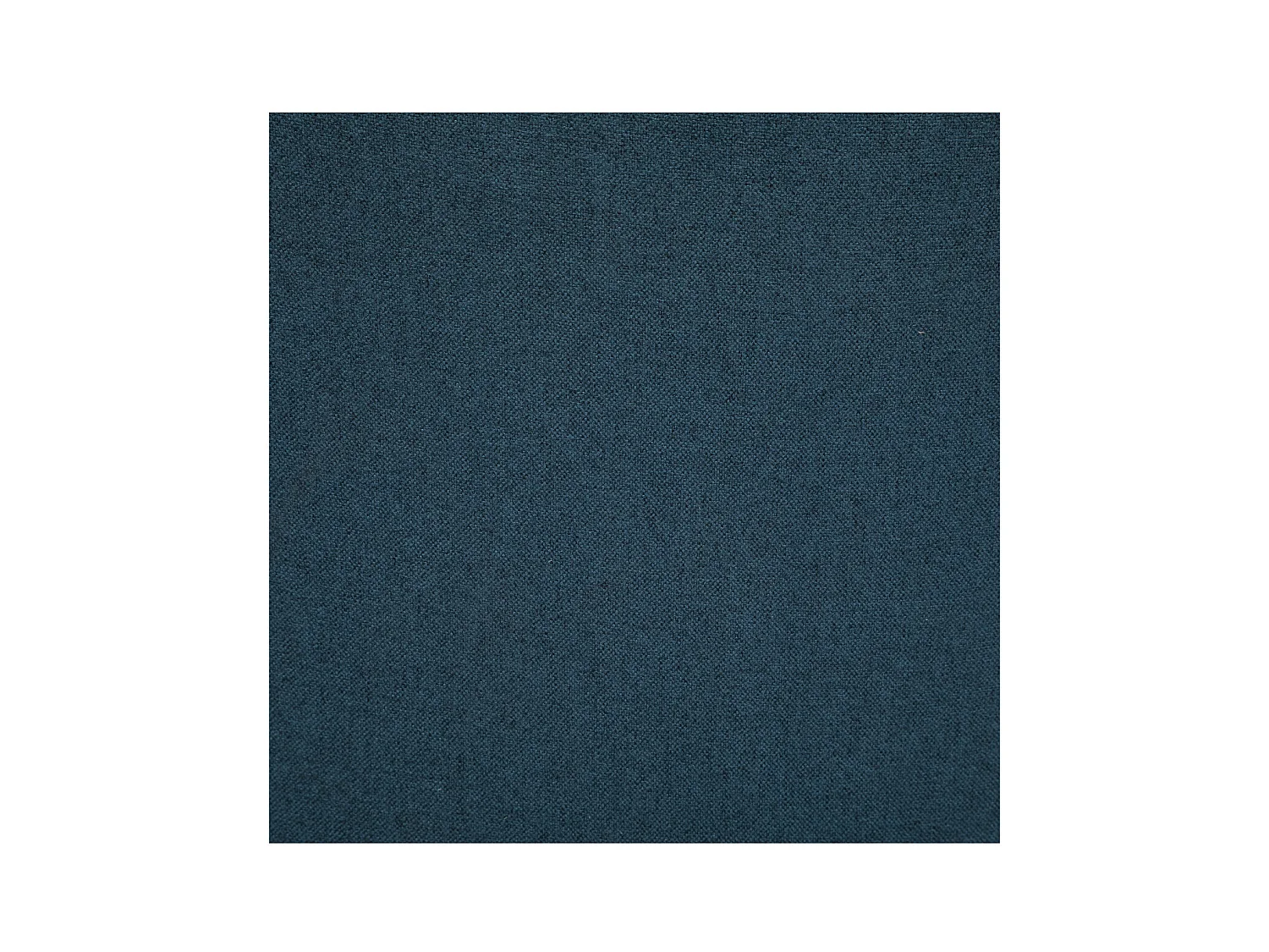 Chaise de table assise en tissu Bleu Canard et pieds en métal Noir