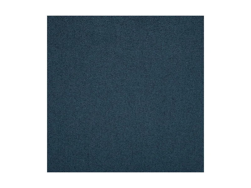 Chaise de table assise en tissu Bleu Canard et pieds en métal Noir