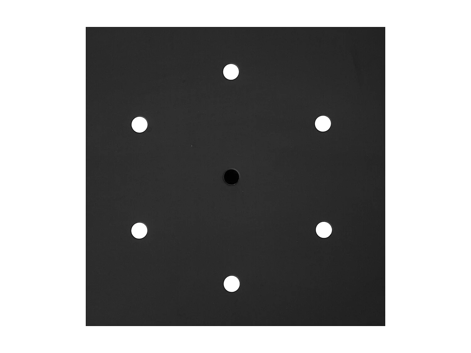 Chaise de table en Acier Noir style industriel 85 cm