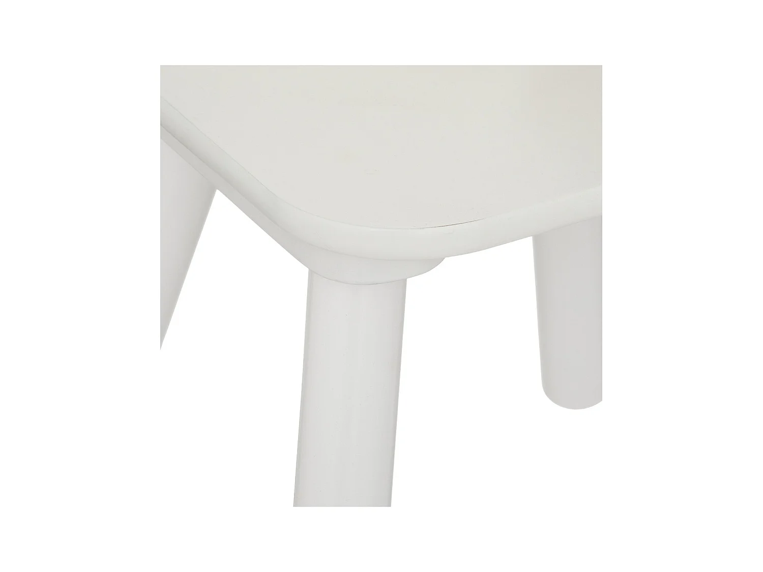 Chaise Étoile pour Enfant en bois blanc H 50 cm