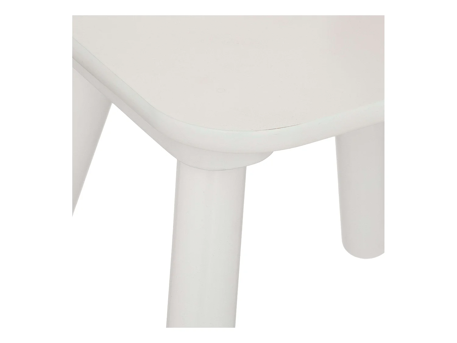 Chaise Étoile pour Enfant en bois blanc H 50 cm