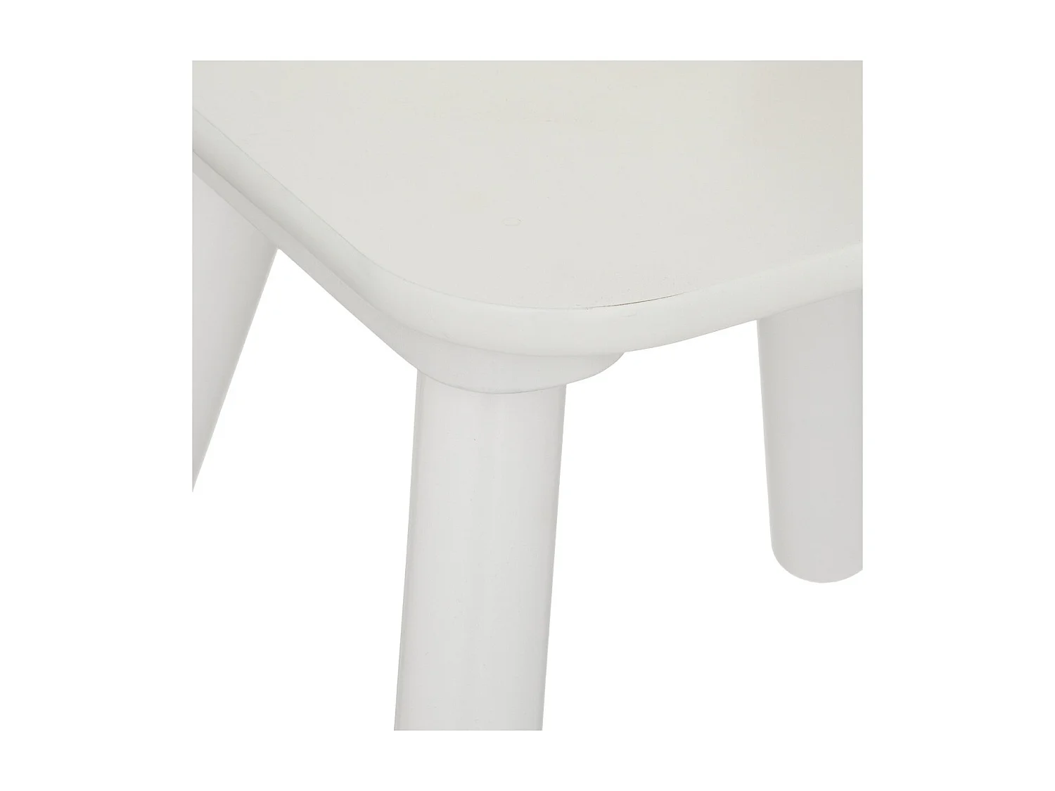 Chaise Étoile pour Enfant en bois blanc H 50 cm