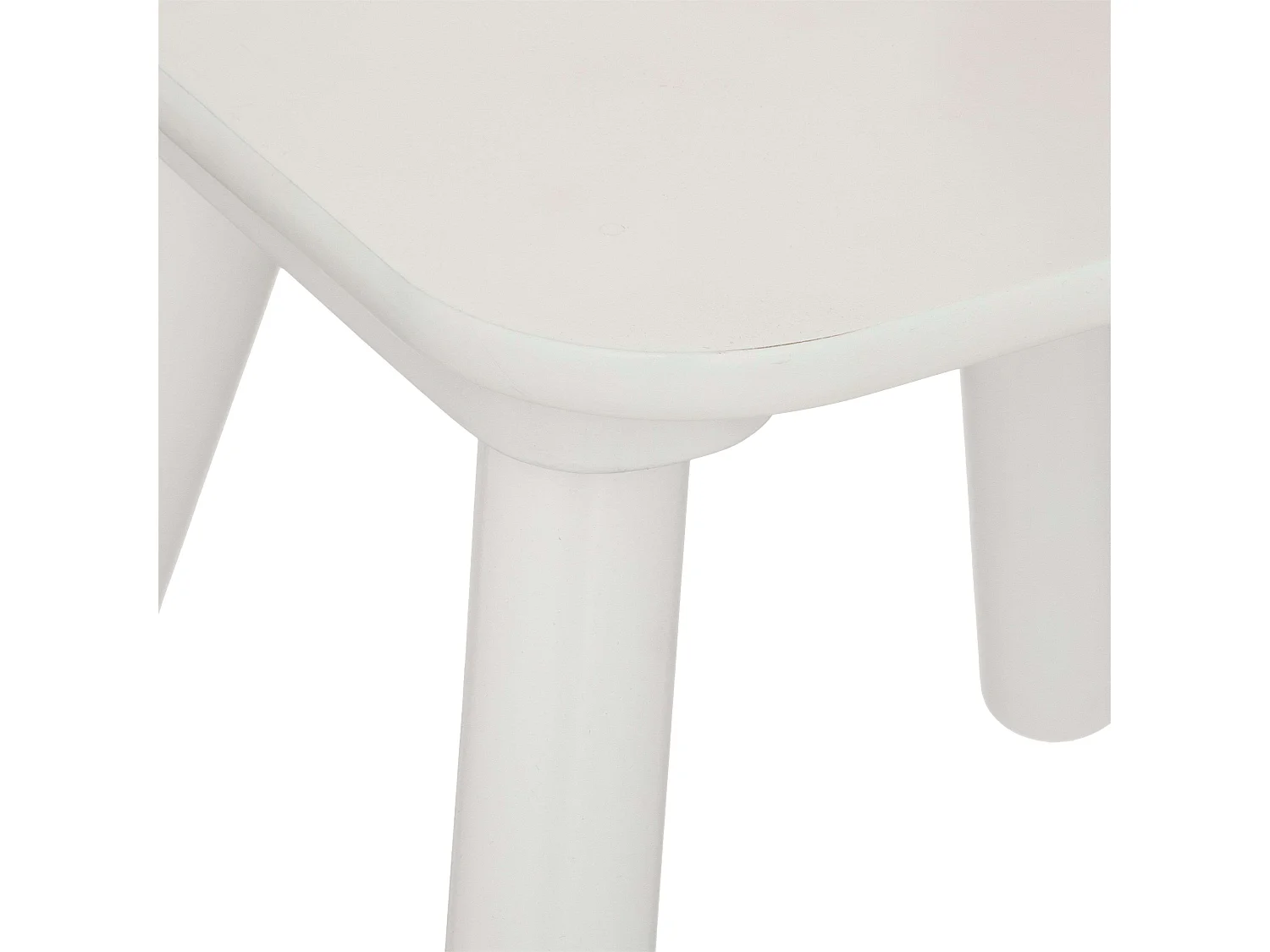 Chaise Étoile pour Enfant en bois blanc H 50 cm