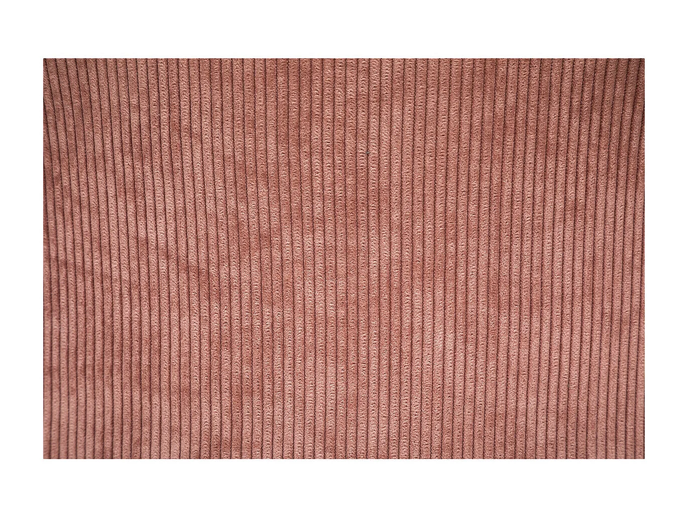 Chaise à accoudoirs pour Enfant en Velours Rose côtelé H 56 cm