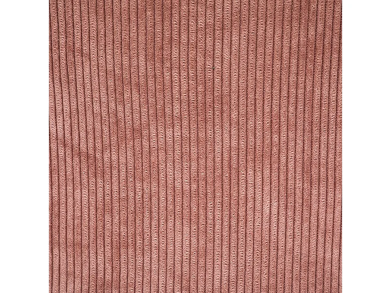 Chaise à accoudoirs pour Enfant en Velours Rose côtelé H 56 cm