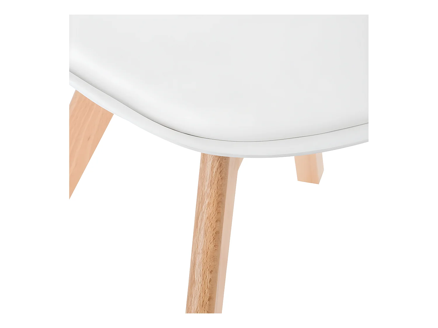 Silla de comedor Baya blanco 81x48x55,2 cm