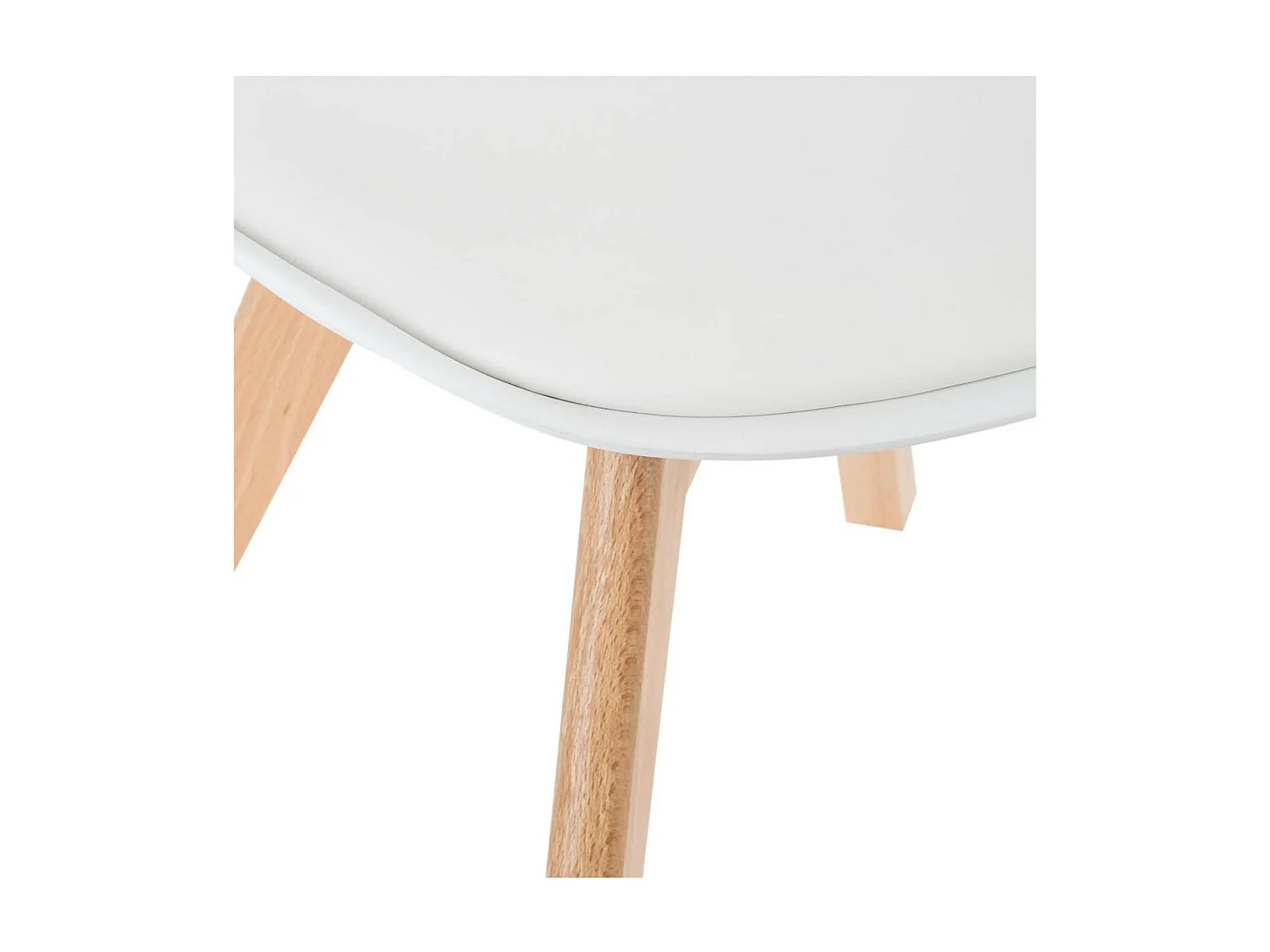 Silla de comedor Baya blanco 81x48x55,2 cm