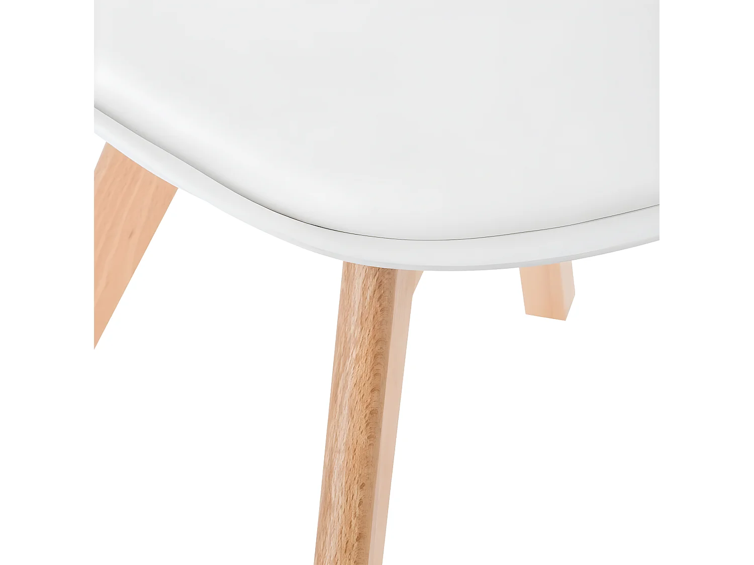 Silla de comedor Baya blanco 81x48x55,2 cm