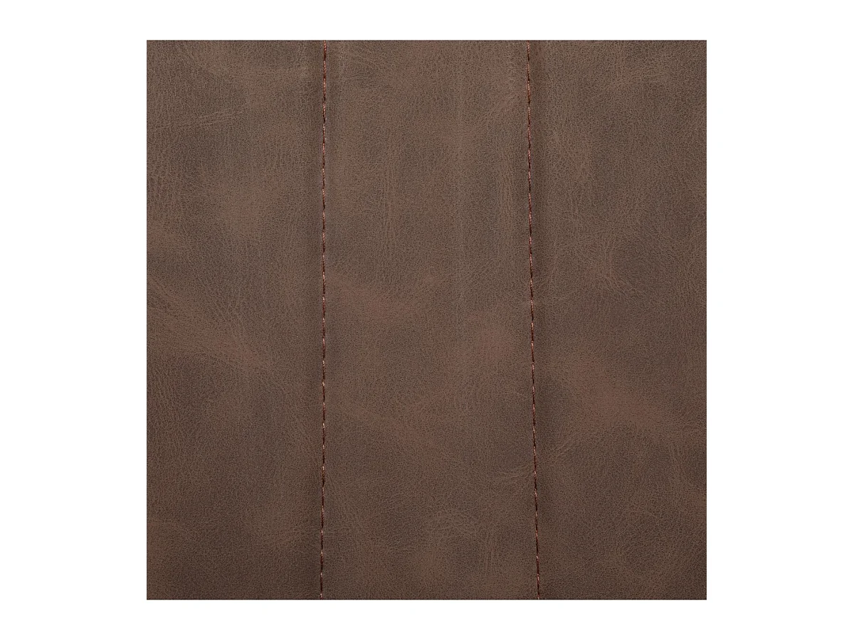 Chaise de table Assise Marron et pieds en métal