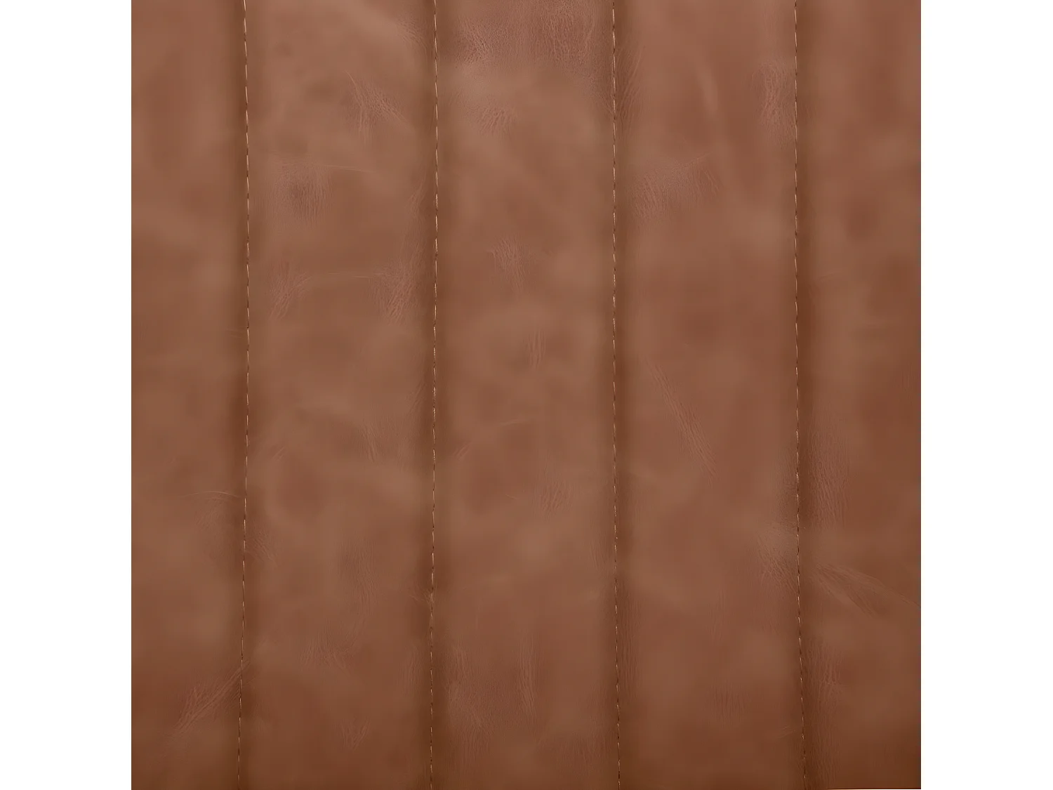 Chaise de table Assise Marron et pieds en métal