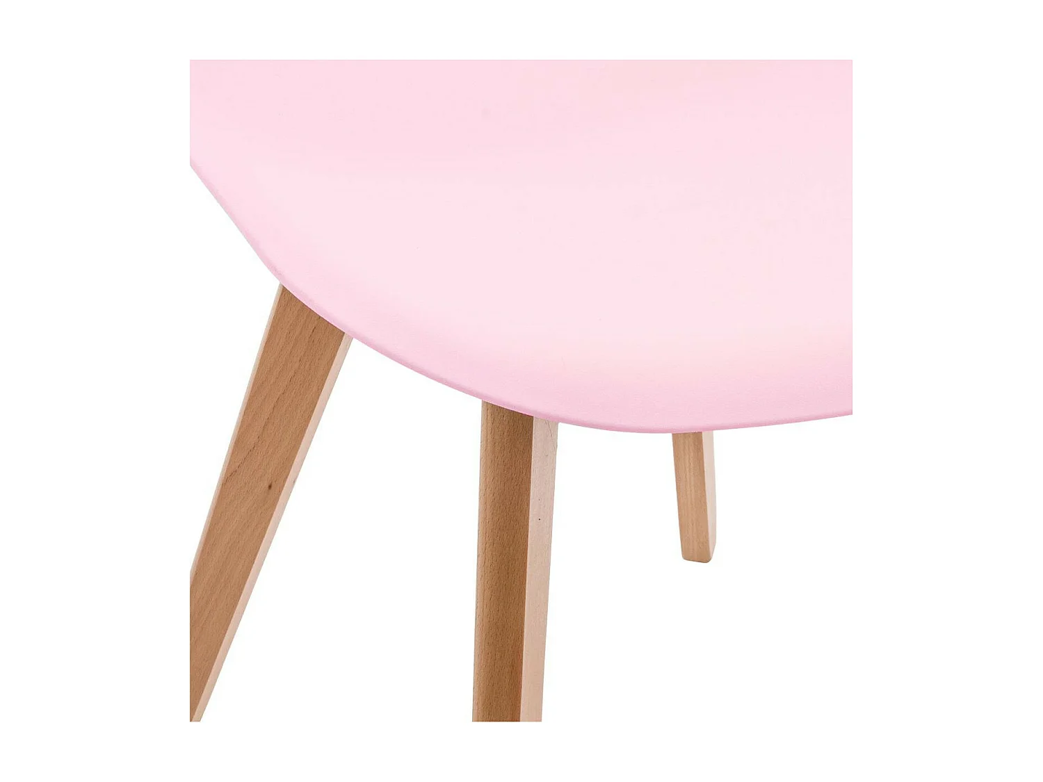 Kinderstuhl Holz rosa 56,5x31x32cm