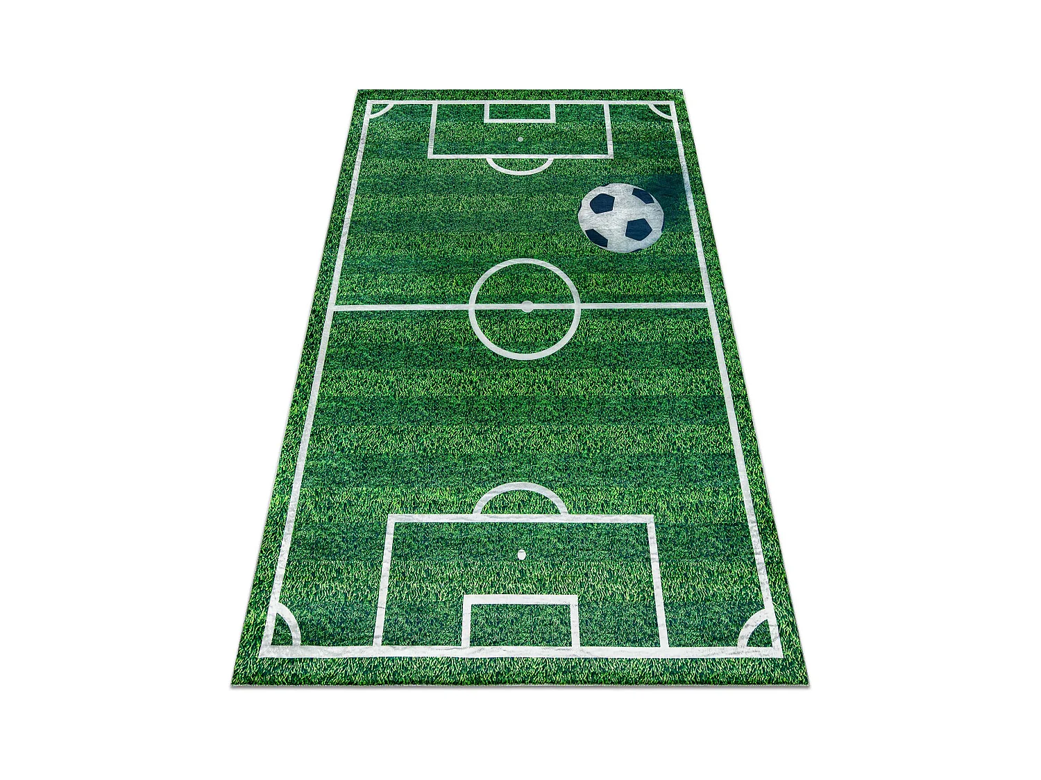 BAMBINO 51760 tapijt wasbaar Pitch, voetbal voor kinderen antislip - g 80x150 cm