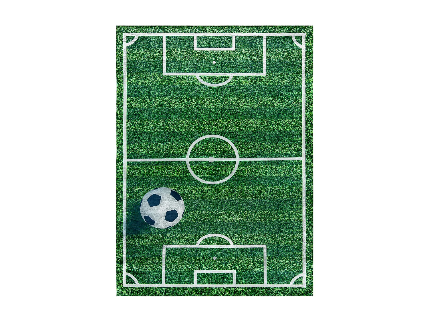 BAMBINO 51760 tapijt wasbaar Pitch, voetbal voor kinderen antislip - g 80x150 cm