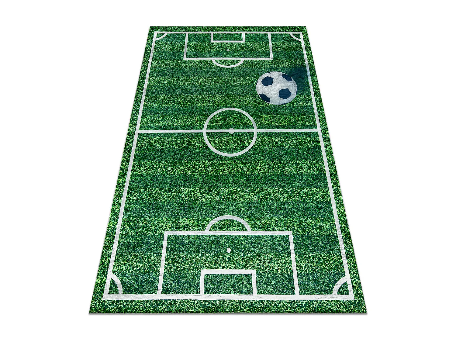 Alfombra lavable BAMBINO 51760 Cancha, futbol para niños antideslizan 80x150 cm