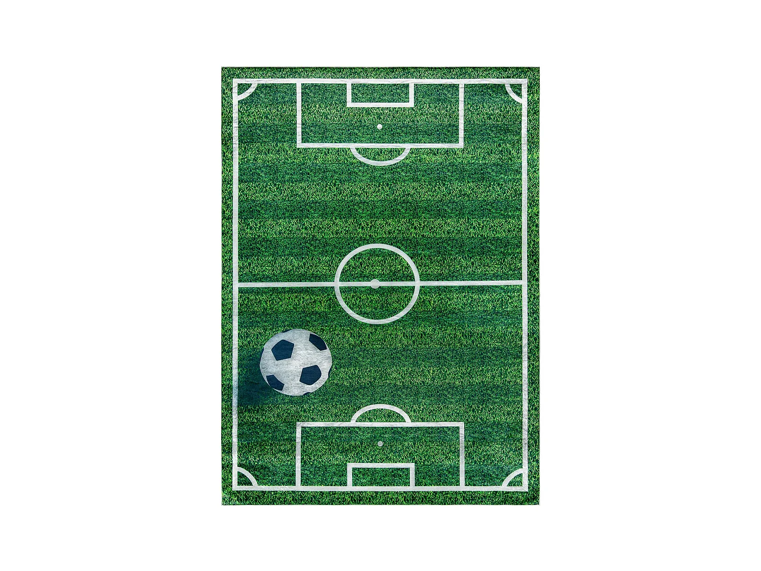 Alfombra lavable BAMBINO 51760 Cancha, futbol para niños antideslizan 120x170 cm