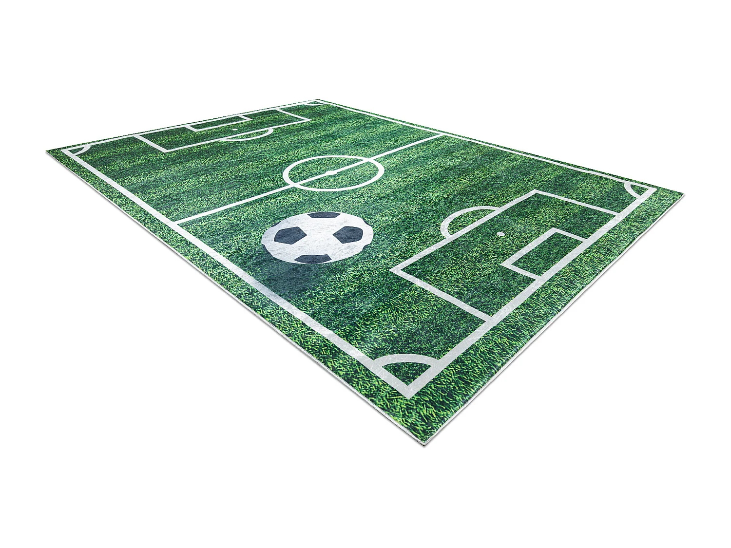 Alfombra lavable BAMBINO 51760 Cancha, futbol para niños antideslizan 120x170 cm
