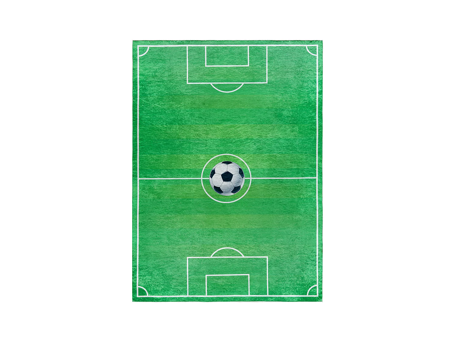 BAMBINO 9731 Waschteppich Spielfeld, Fußball für Kinder Anti-Rutsch  120x170 cm