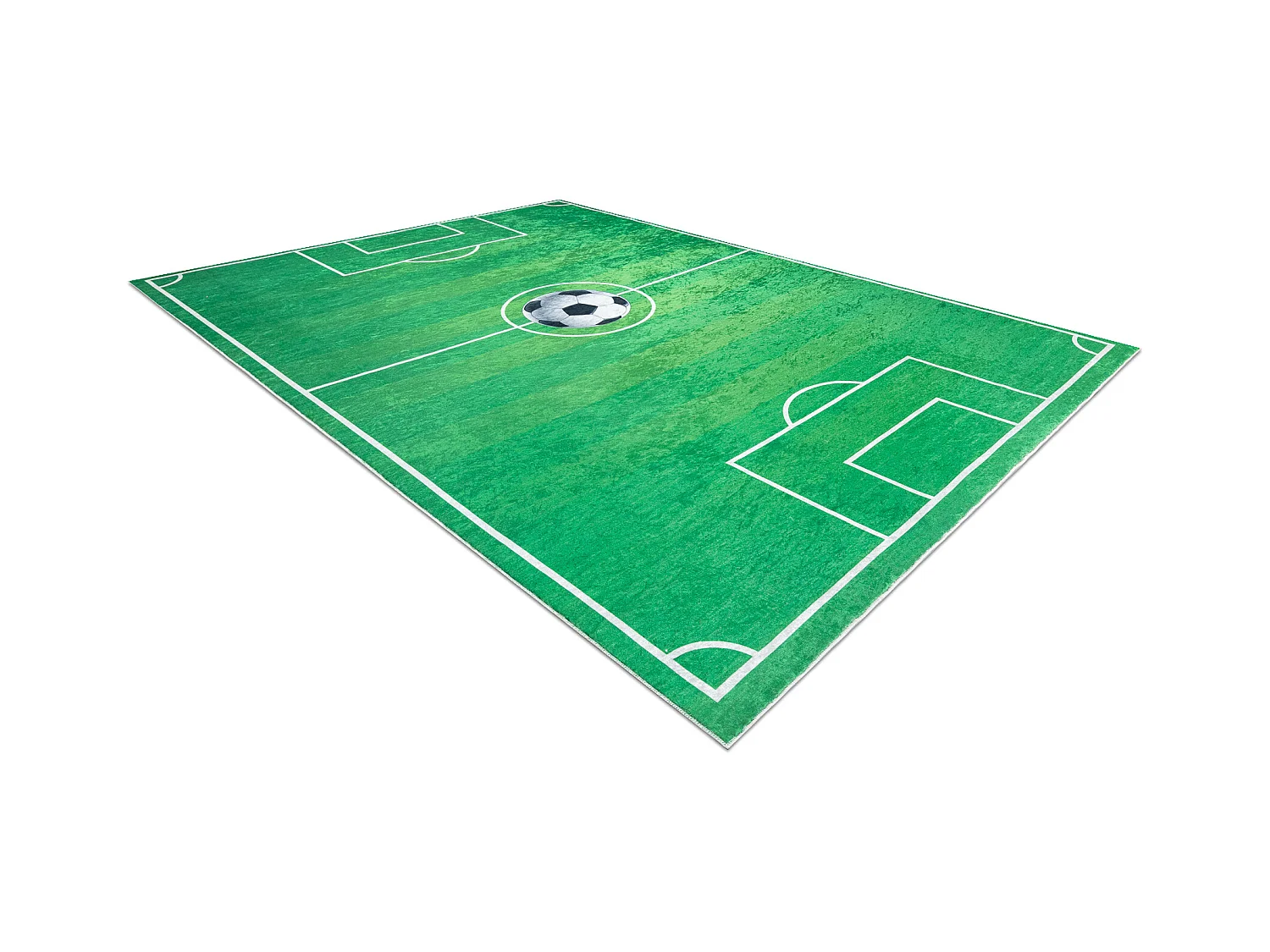 BAMBINO 9731 Waschteppich Spielfeld, Fußball für Kinder Anti-Rutsch  120x170 cm