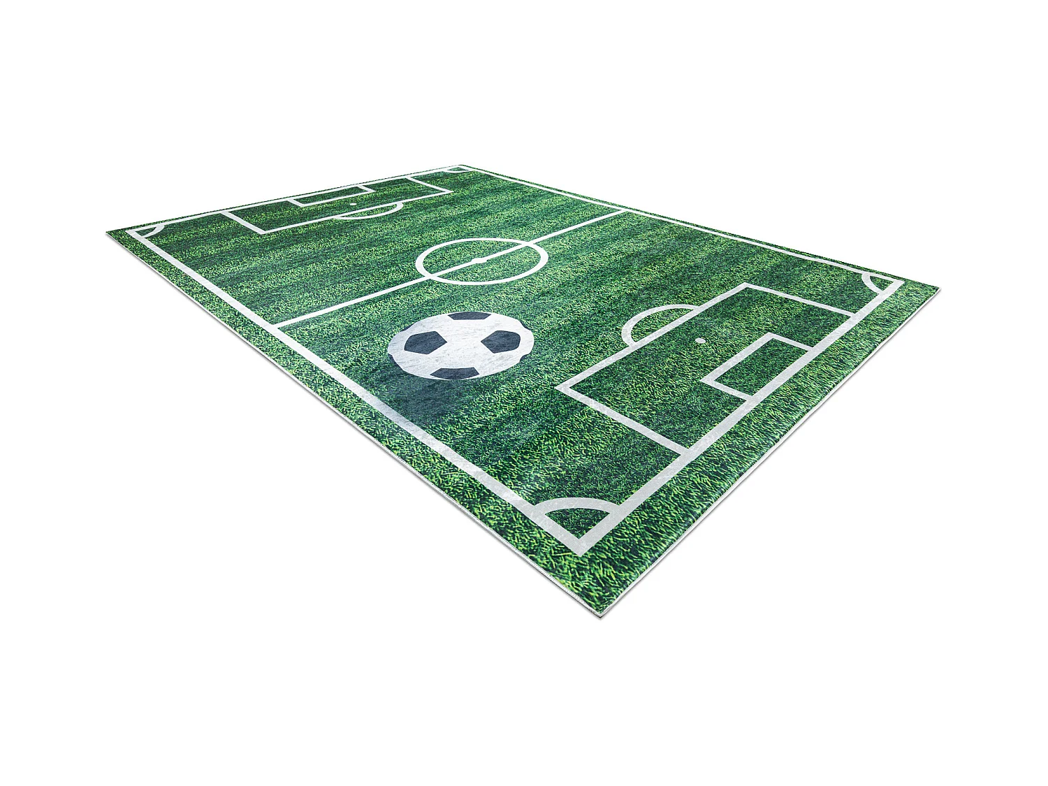 Alfombra lavable BAMBINO 51760 Cancha, futbol para niños antideslizan 140x200 cm