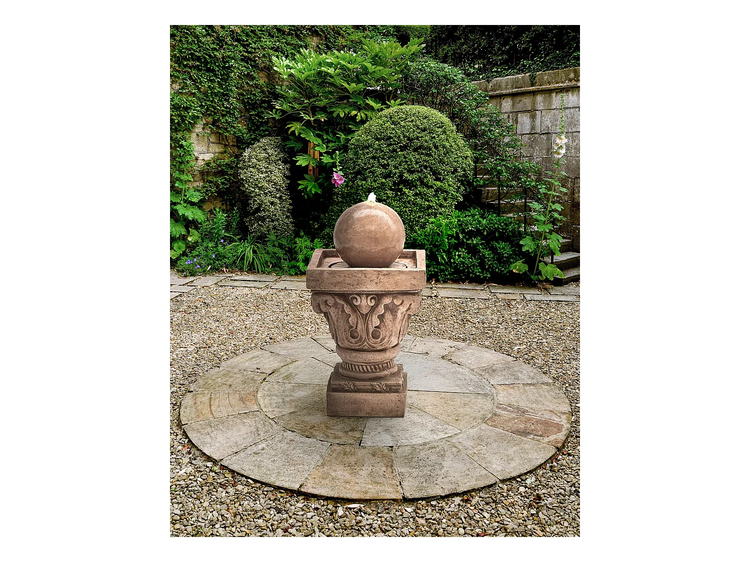 Fontanna ogrodowa VELINO Beżowy