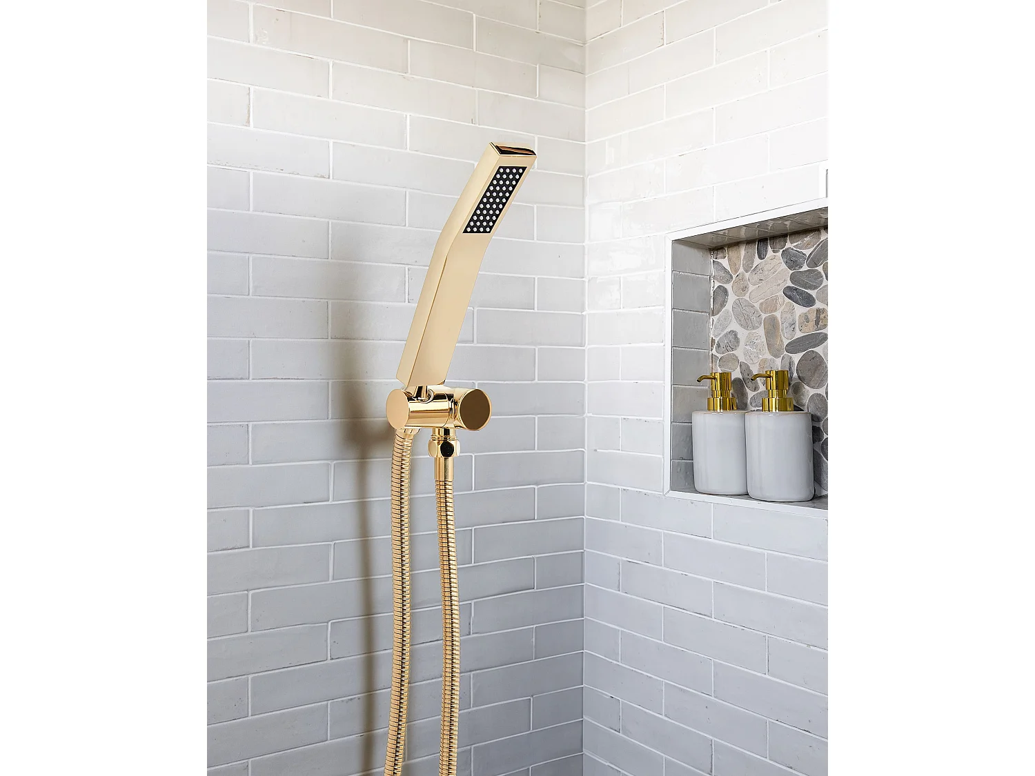 Pommeau de douche AMBORO Doré