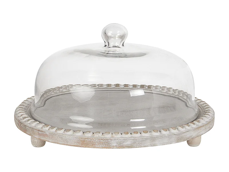 Soporte para tartas DENDERA Madera de mango Marrón claro