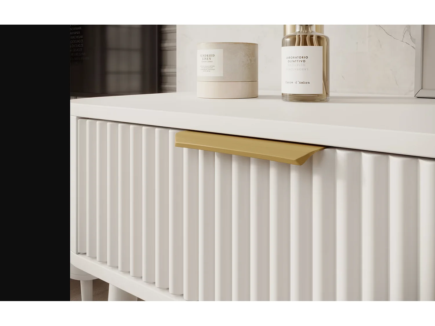 Console Bondi/MDF/Tiroir/Blanc