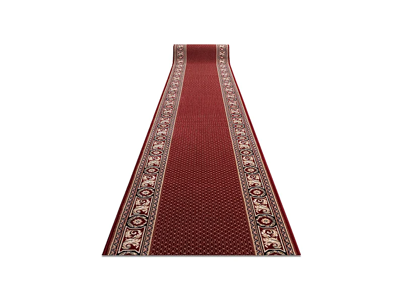 Corredor de lã NAIN Ornamento 7500 51046 bordó / bege 100x1100 cm