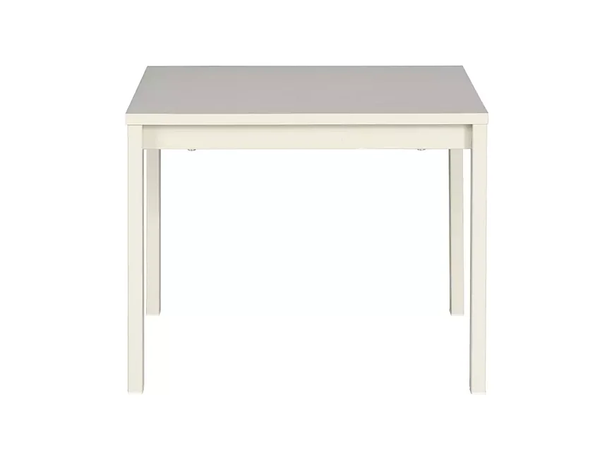 Table basse carrée blanc cassé de 50 cm SELI