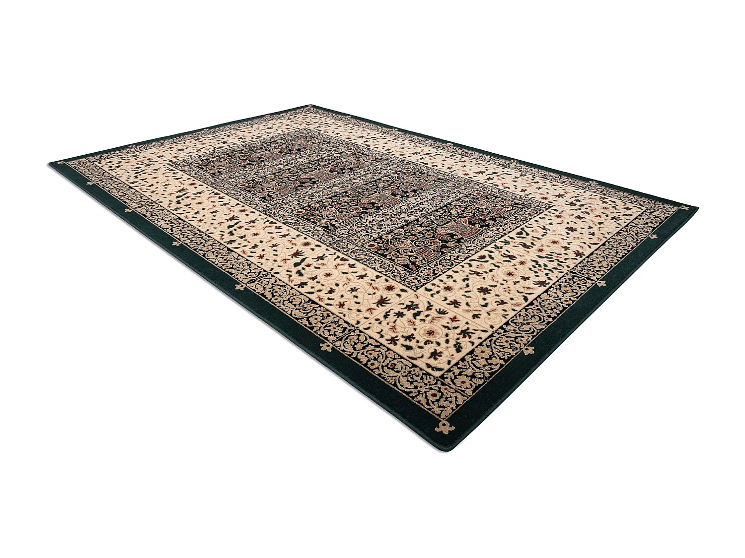 Tapis en laine POLONIA VITRAIL émeraude 2 200x300 cm
