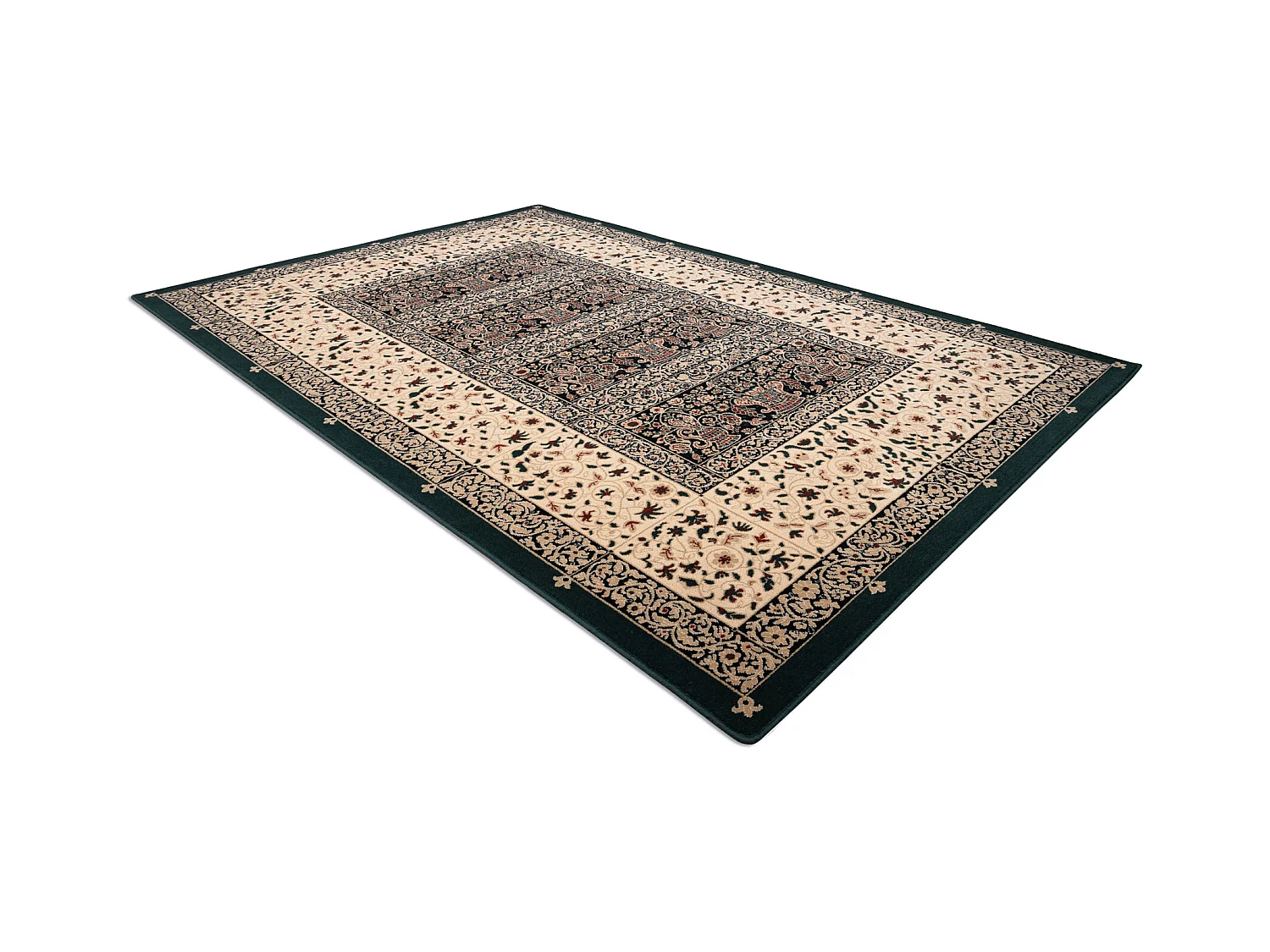 Tapis en laine POLONIA VITRAIL émeraude 2 235x350 cm
