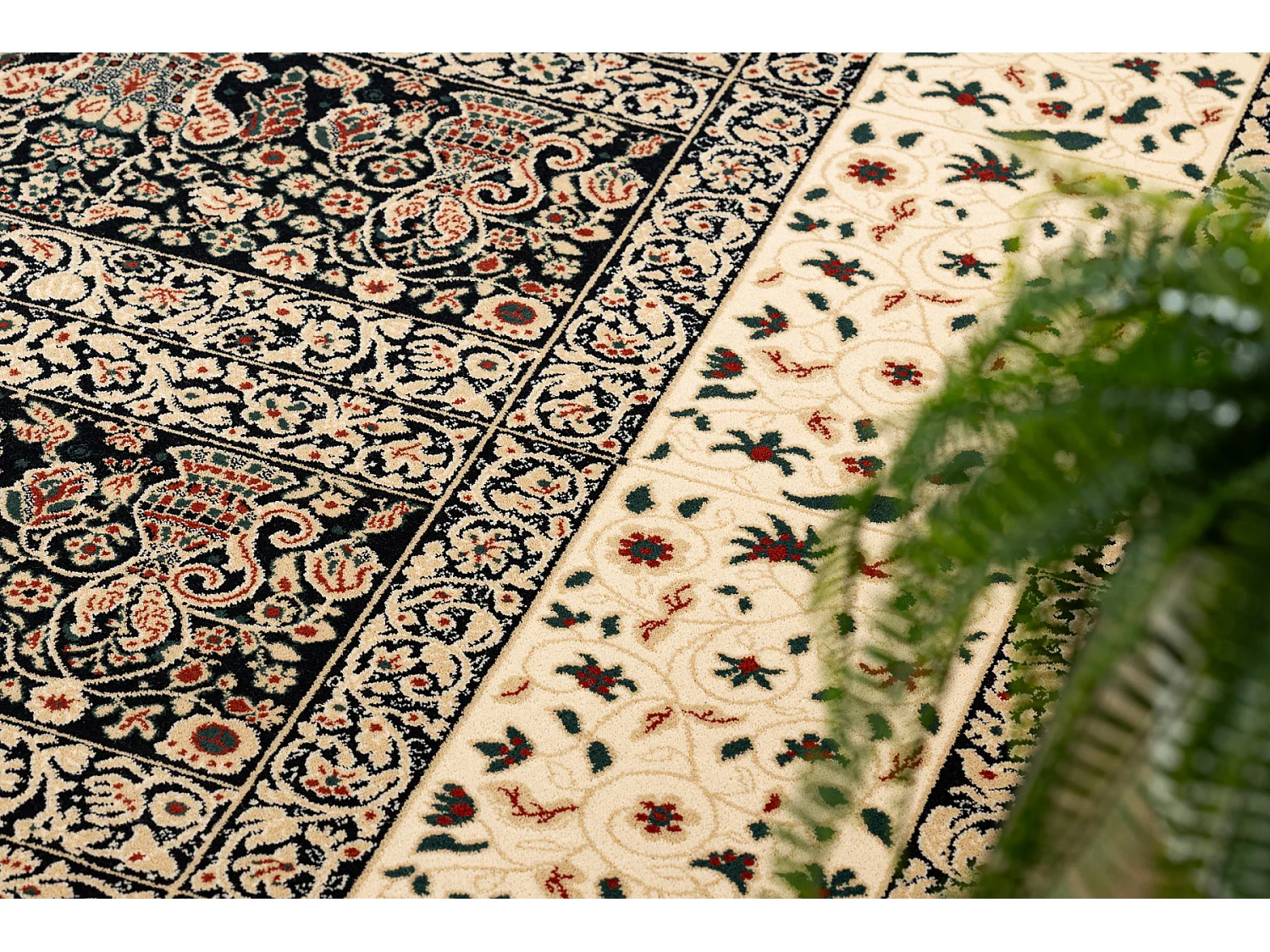 Tapis en laine POLONIA VITRAIL émeraude 2 235x350 cm