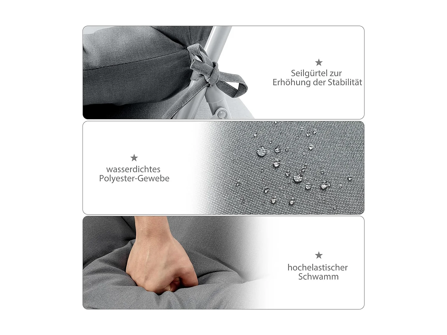 2-in-1 kussens voor stoel,vloerstoelzitkussen,bekleding met hoge verstelbare rugleuning en banden, vloerstoelkussen,zitkussen,binnen en buiten TI89438