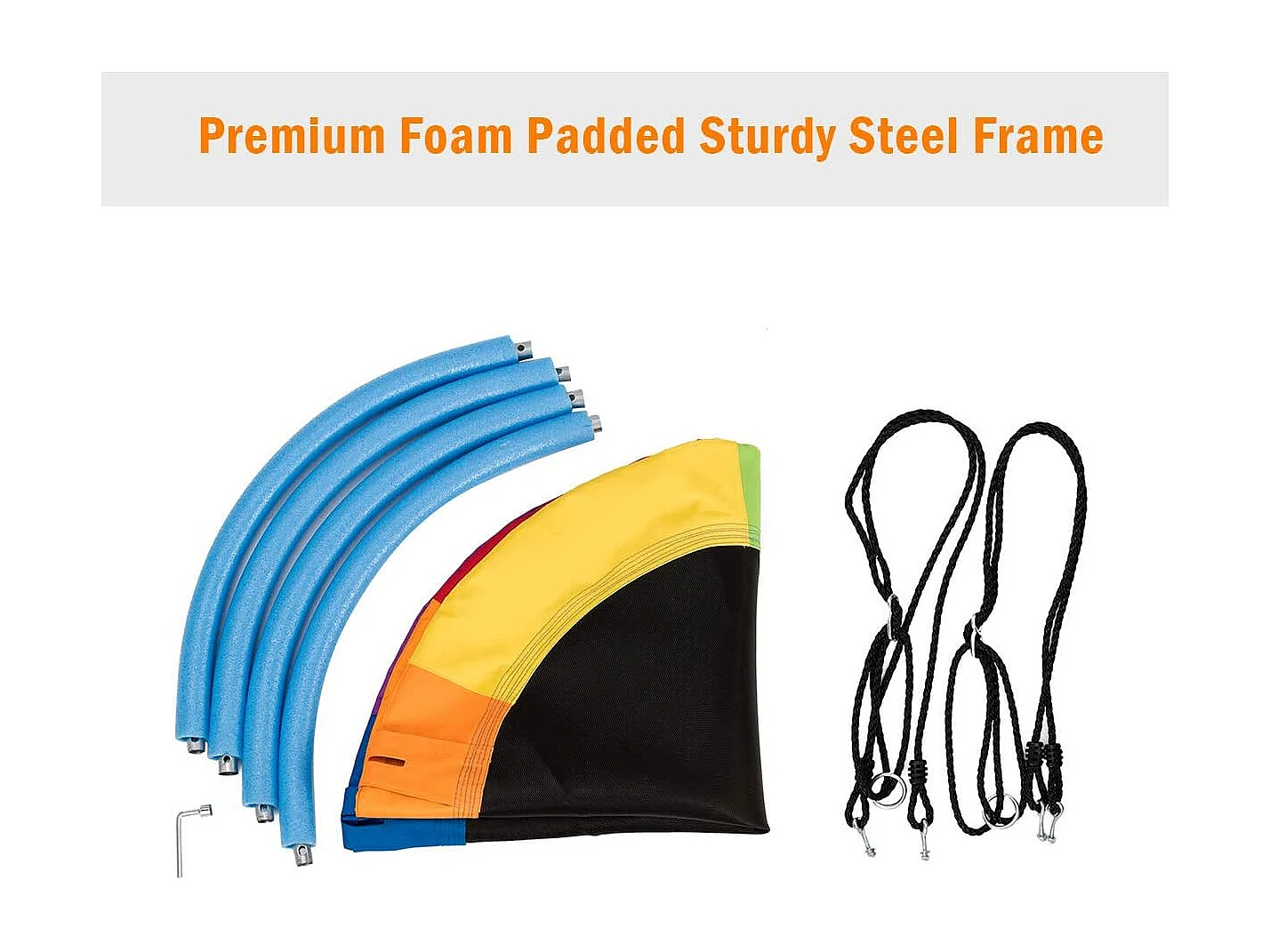 φ100cm Vliegende nestschommel, 150KG gewichtscapaciteit, ronde schommeling met staal frame & regelbare touw, binnen/buiten schommeling,speelplaatsZB33871