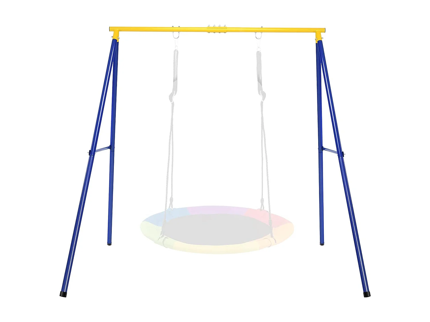 Schommelframe tot 200 kg belastbaar, schommelframe voor nestschommel, kinderschommel, schommelframe voor tuin, 194 x 184 x 180 cm ZB32776