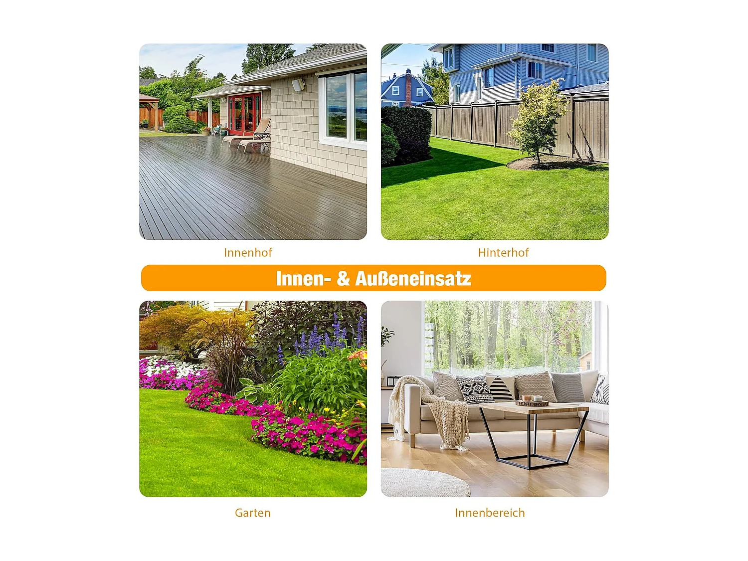 Tuintafel met tafelblad van gehard glas, terrastafel met parasolgat en metalen frame, ronde balkontafel, outdoor-eettafel voor binnenplaats, terras, 70x70x71 cm