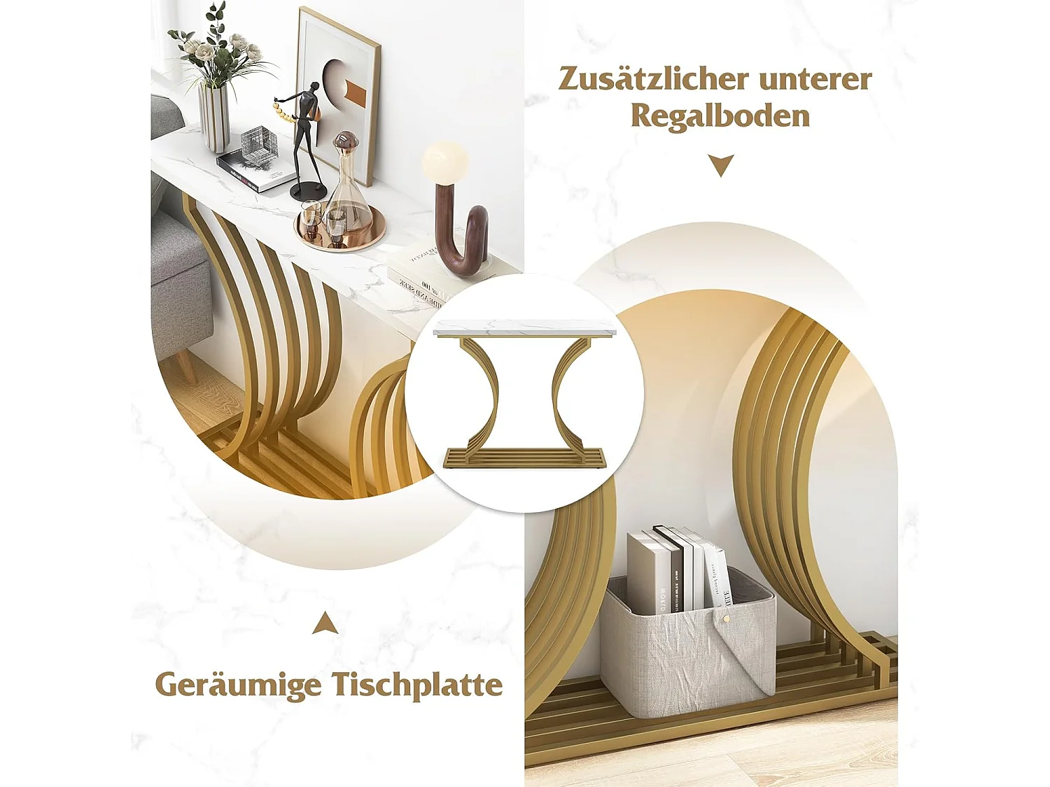 Sieradenkast met wieltjes, 4-in-1 spiegelkast met 3-kleurige ledlampen en verstelbare hoogte, afsluitbaar met full-body spiegel en steunstang(wit)VH33441