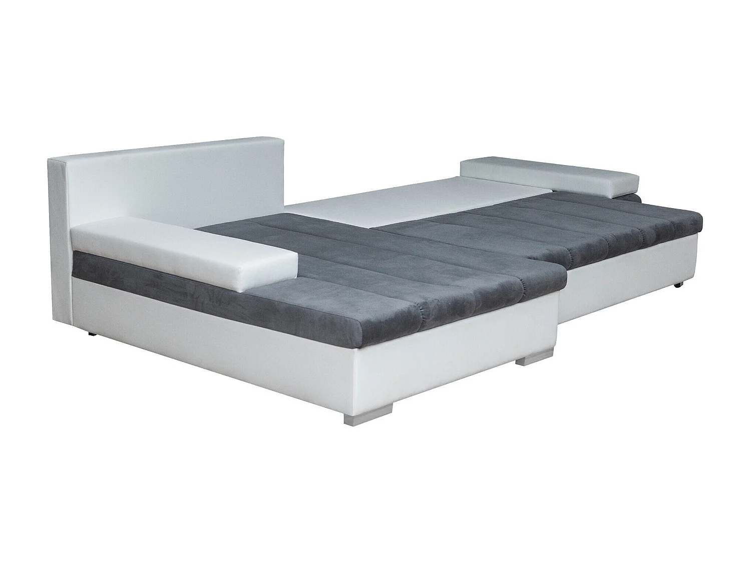 Sofá rinconero Comfivo 113, Turquesa, Función de descanso, Almacenaje, 310x175x83cm