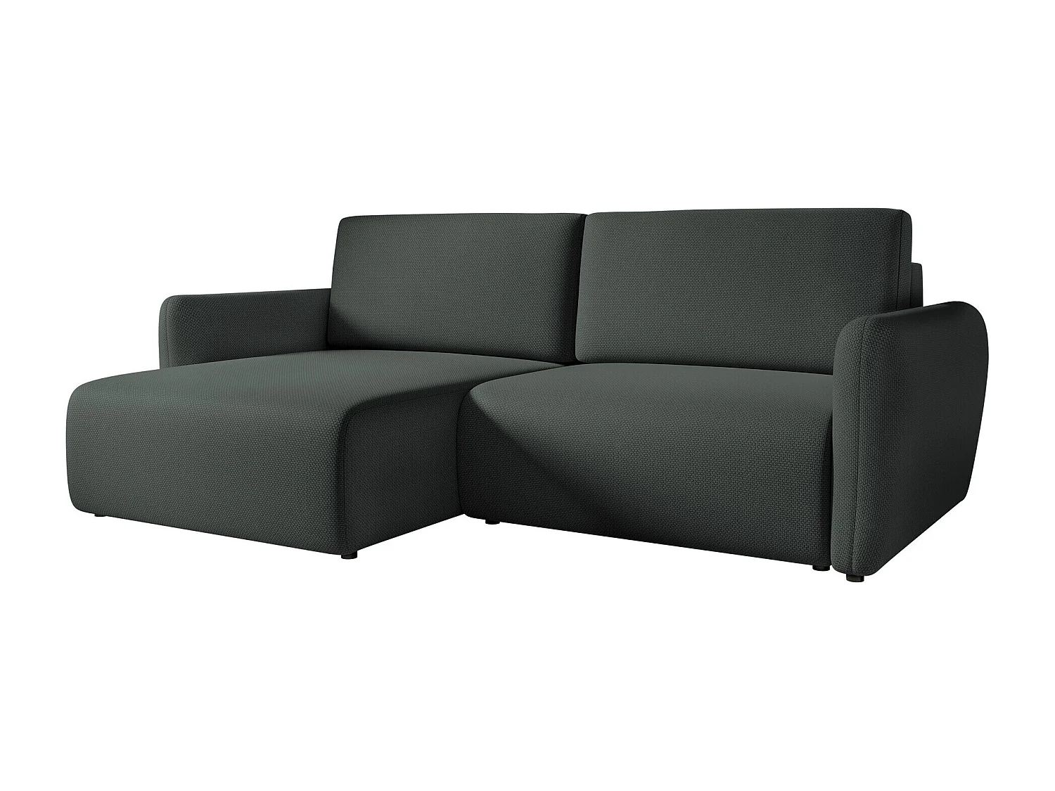 Canapé d'angle Temple 131, Gris, Disponible, 234x140x81cm