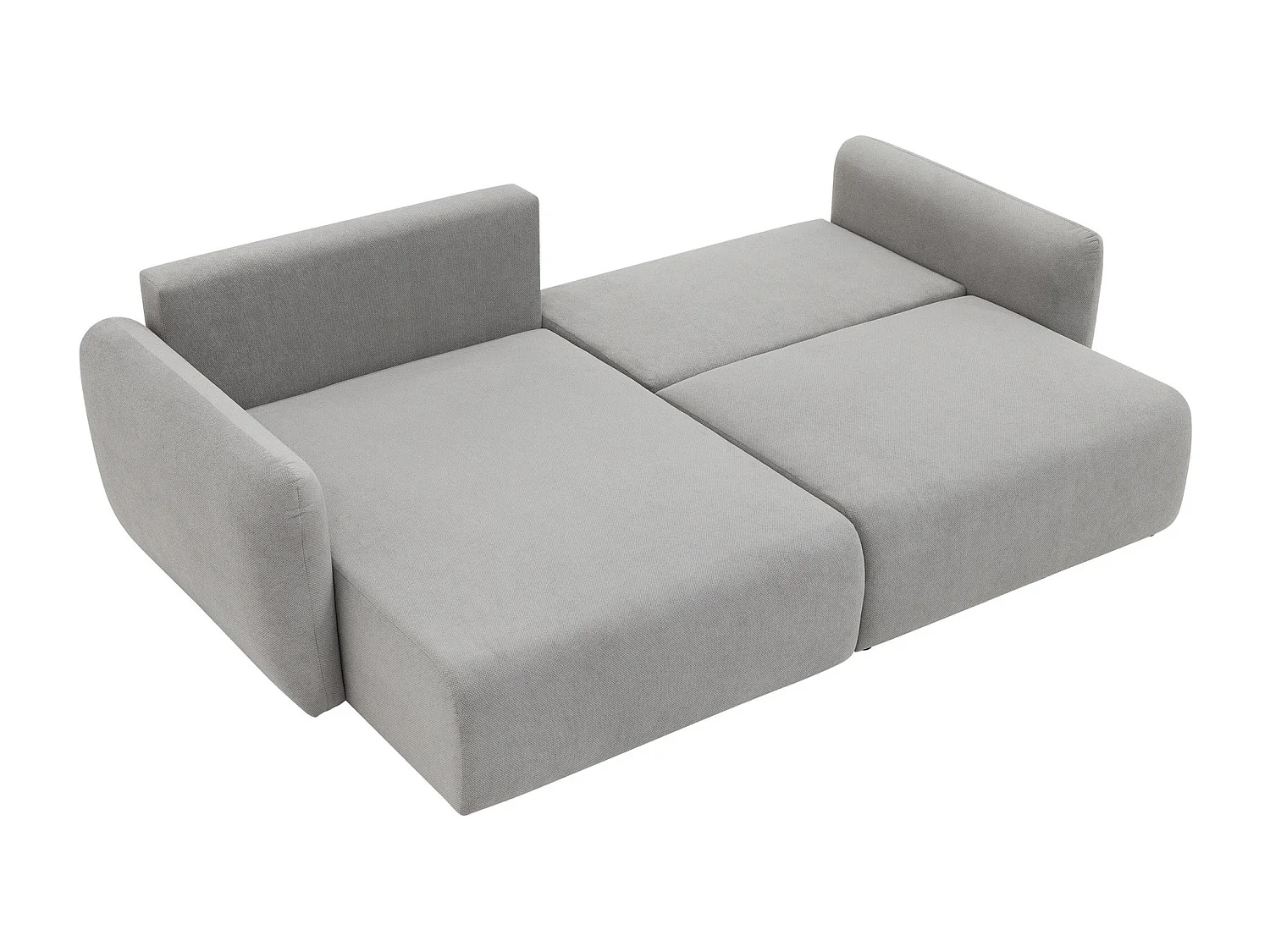 Canapé d'angle Temple 131, Gris, Disponible, 234x140x81cm