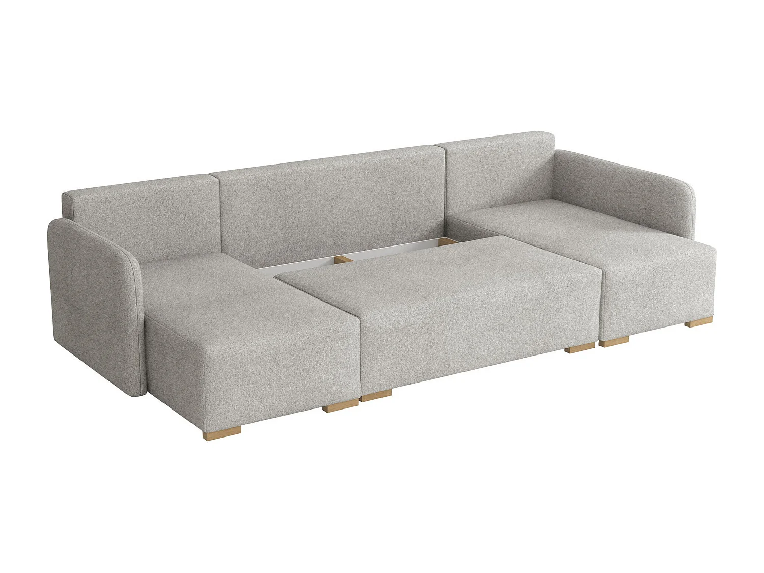 Canapé d'angle Columbus 246, Noir, Disponible, 292x140x85cm